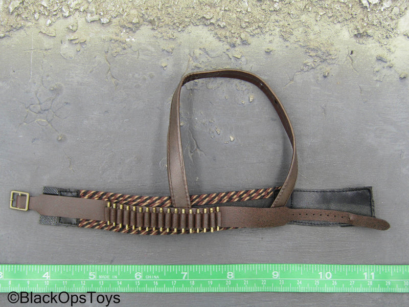 Load image into Gallery viewer, Star Wars Boba Fett - Brown Leather Like Belt/Bandolier
