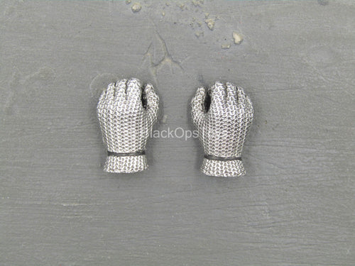 Female Samurai - Chainmail Sword Holding Hand Set