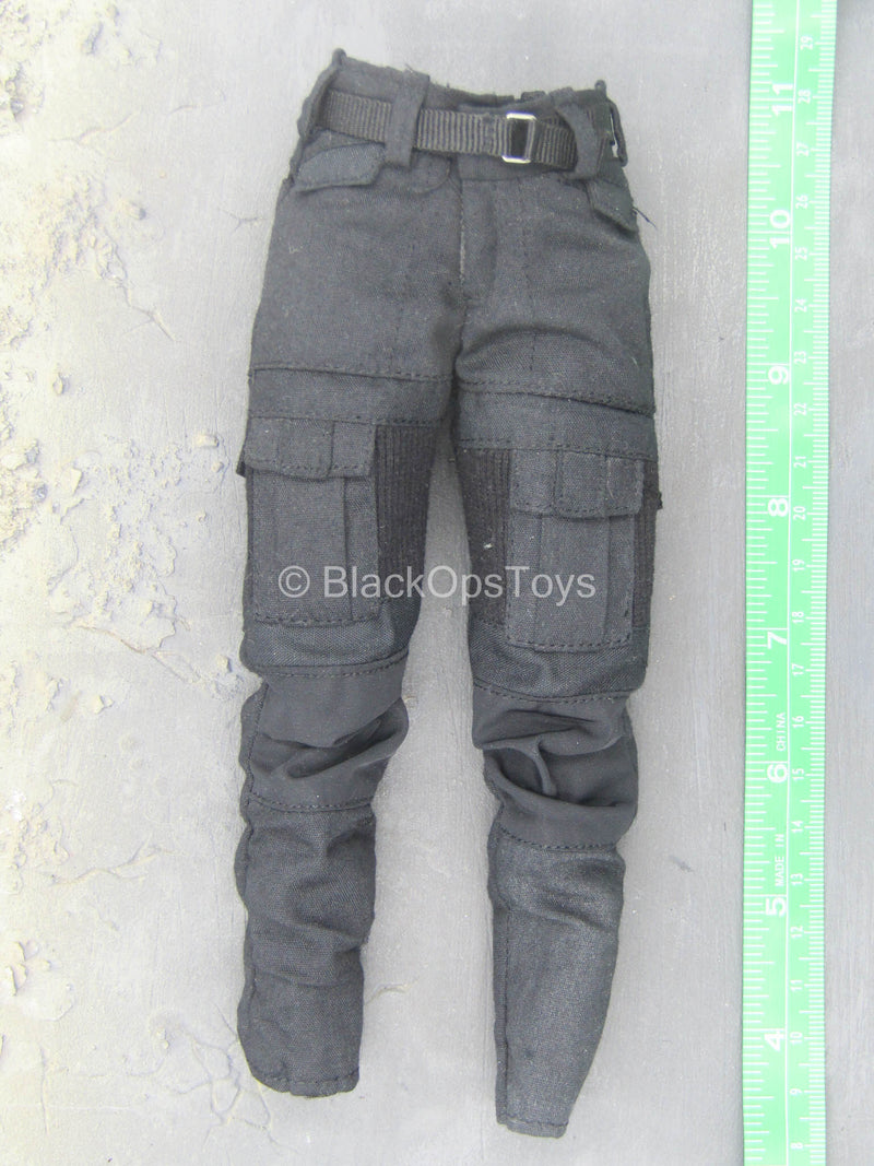 Load image into Gallery viewer, The Punisher - Black Combat Pants
