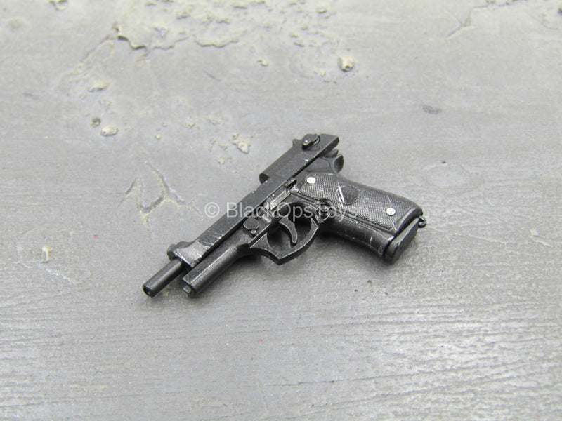 Load image into Gallery viewer, GI Joe - Snake Eyes - Black Combat Pants w/Drop Leg Holster &amp; Pistol
