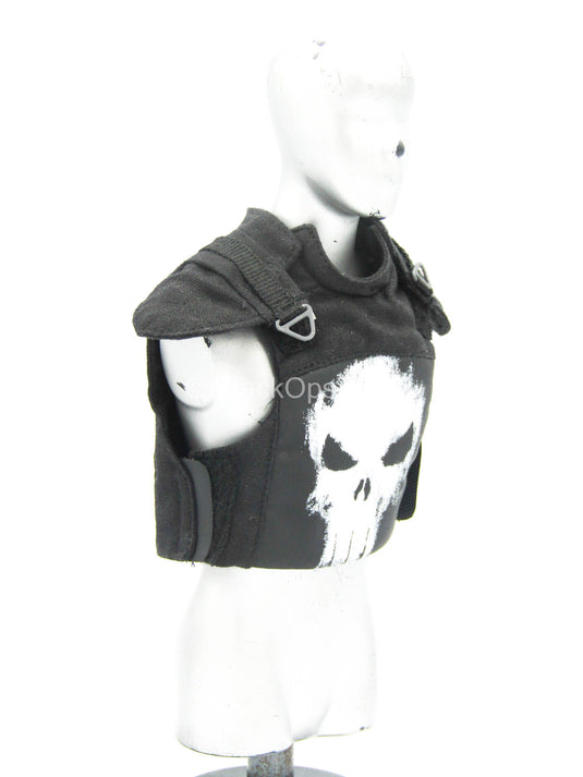 The Punisher - Black Combat Vest w/Skull Detail