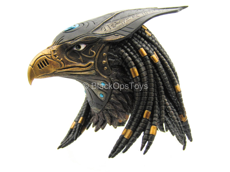 Load image into Gallery viewer, Horus Guardian of Pharaoh - Golden - Falcon Head Sculpt
