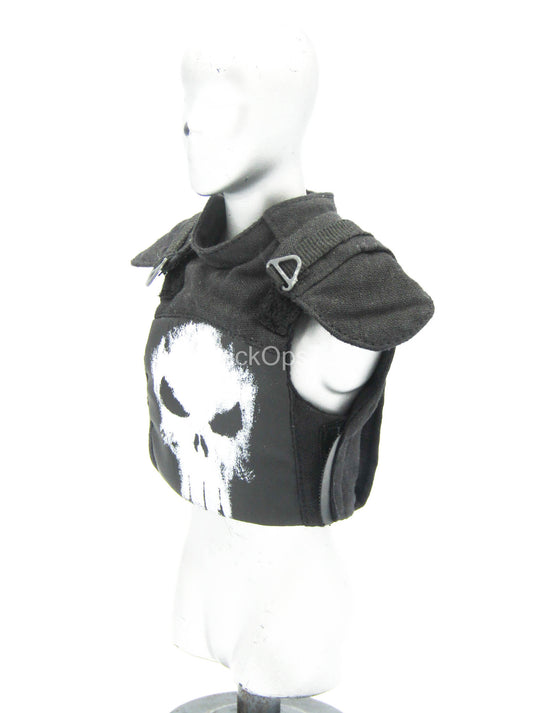 The Punisher - Black Combat Vest w/Skull Detail