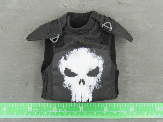 The Punisher - Black Combat Vest w/Skull Detail
