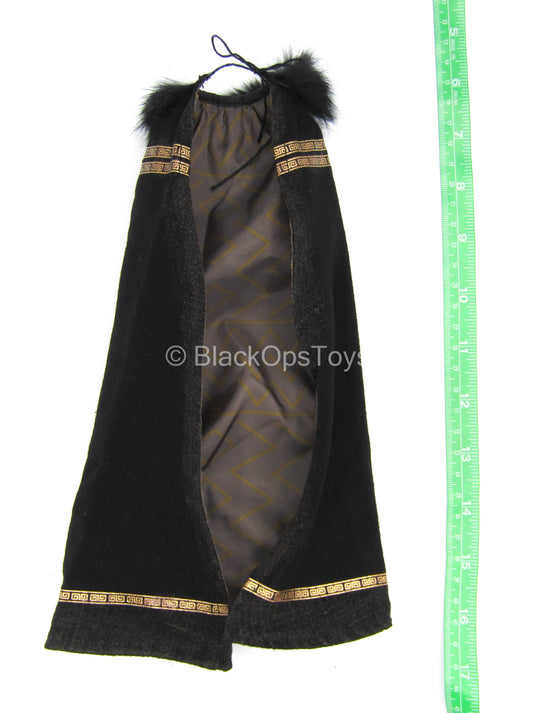 Horus Guardian of Pharaoh - Golden - Wired Cloak w/Fur-Like Lining