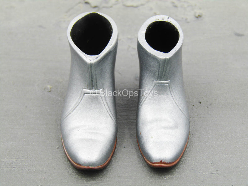 Load image into Gallery viewer, Silver High Heel Shoes (Foot Type)
