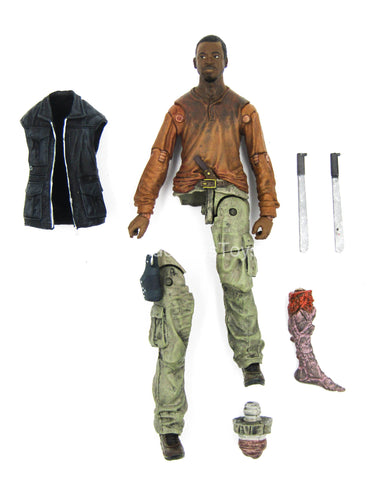 5 INCH SCALE - TWD - Bob Stookey (Damaged) w/Survival Gear Set