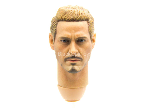 Tony Stark SHIELD Disguise - Male Head Sculpt