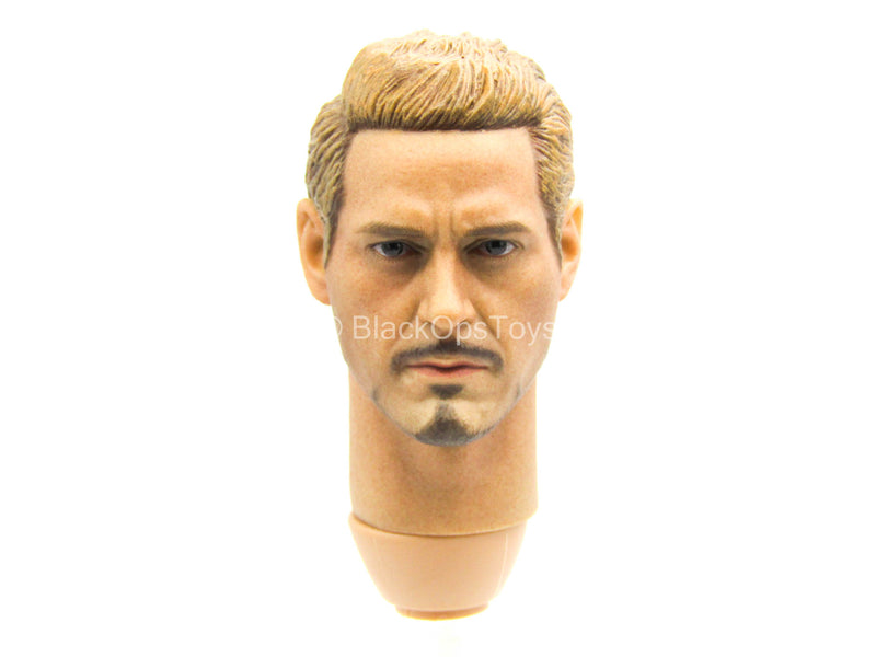Load image into Gallery viewer, Tony Stark SHIELD Disguise - Male Head Sculpt
