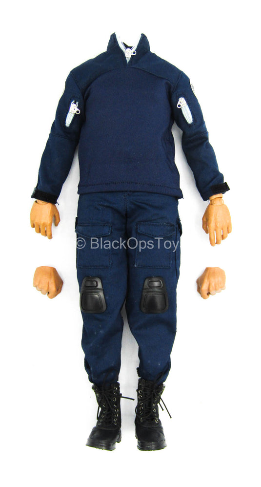 Tony Stark SHIELD Disguise - Male Dressed Body w/Blue SHIELD Uniform