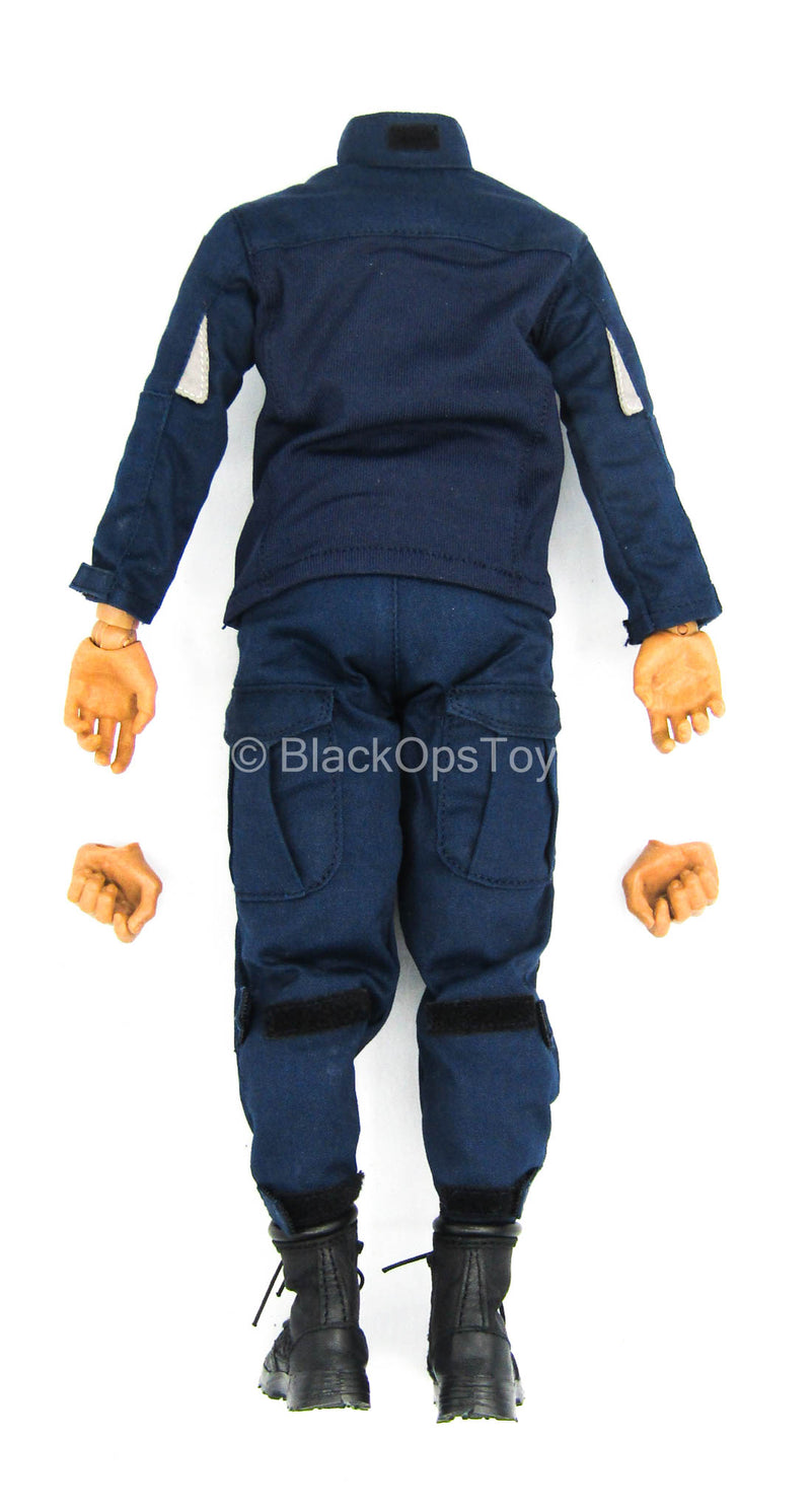 Load image into Gallery viewer, Tony Stark SHIELD Disguise - Male Dressed Body w/Blue SHIELD Uniform
