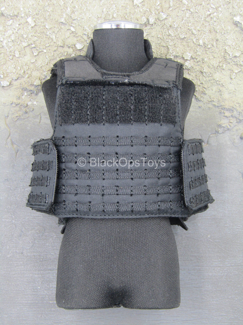 Load image into Gallery viewer, Tony Stark SHIELD Disguise - Black MOLLE Vest
