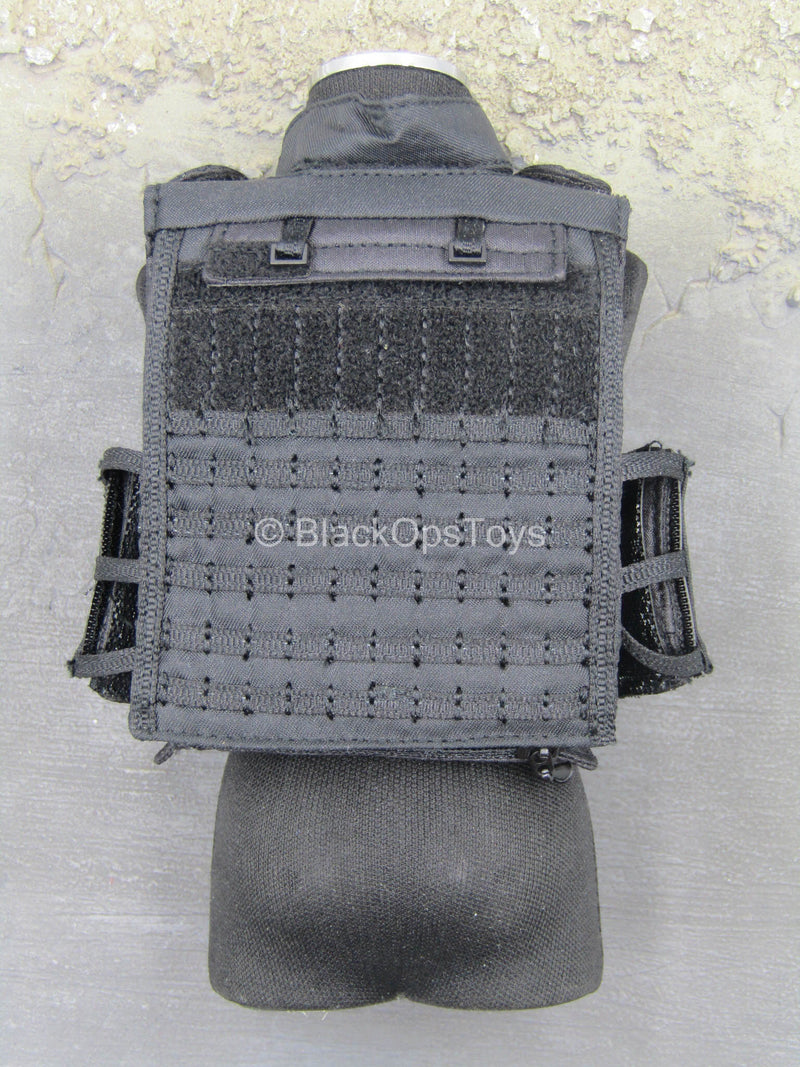 Load image into Gallery viewer, Tony Stark SHIELD Disguise - Black MOLLE Vest
