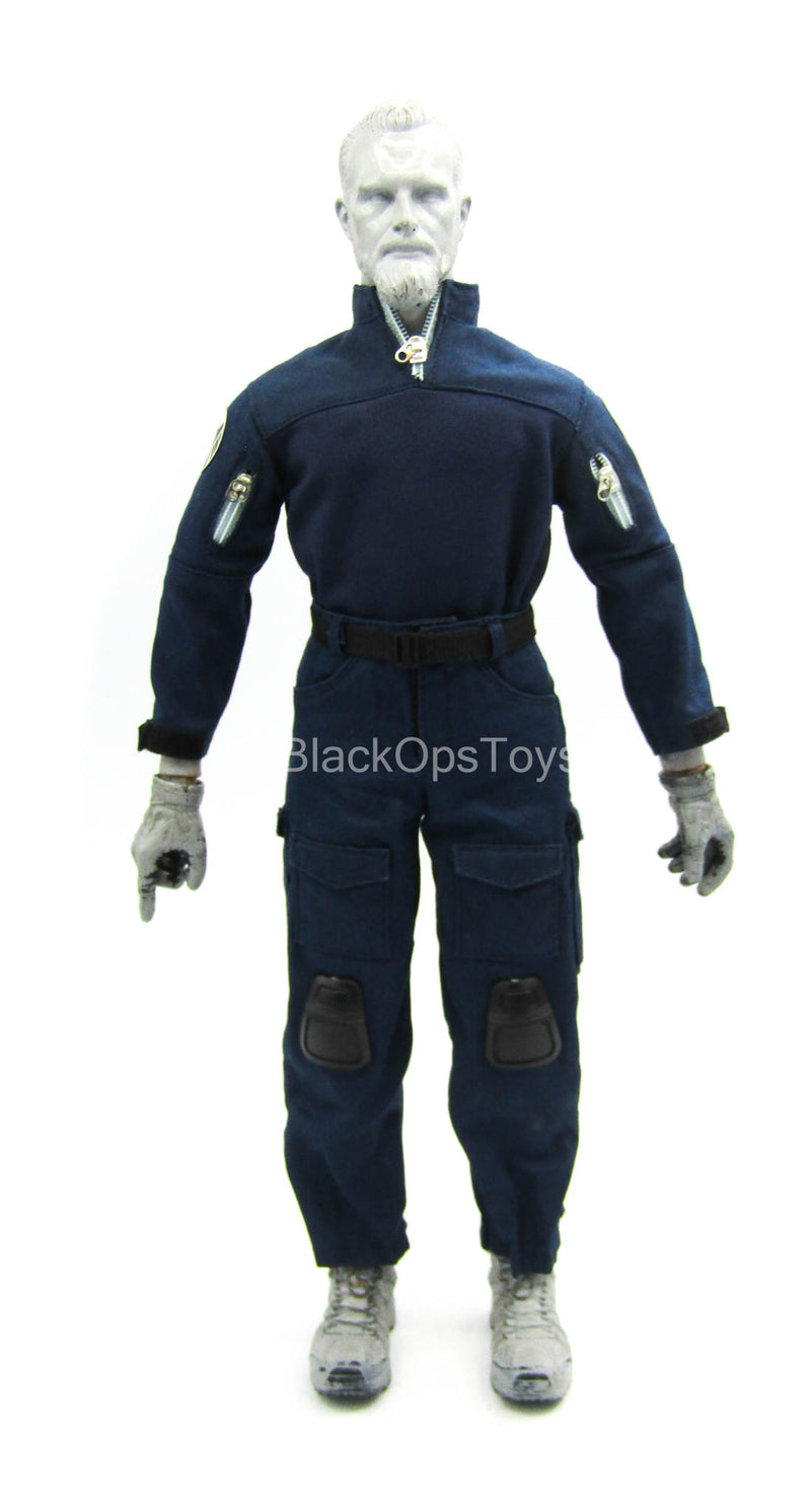 Load image into Gallery viewer, Tony Stark SHIELD Disguise - Blue SHIELD Uniform Set
