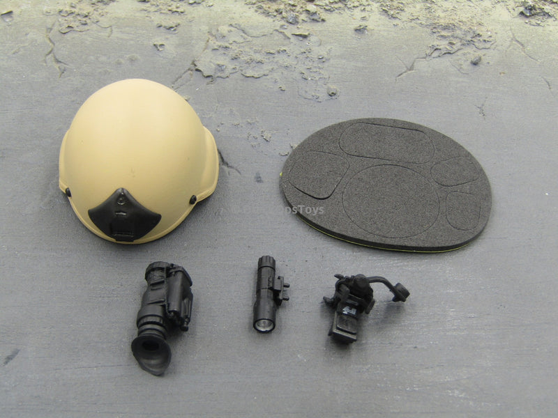 Load image into Gallery viewer, Navy Seal Team 10 - Tan Helmet Set
