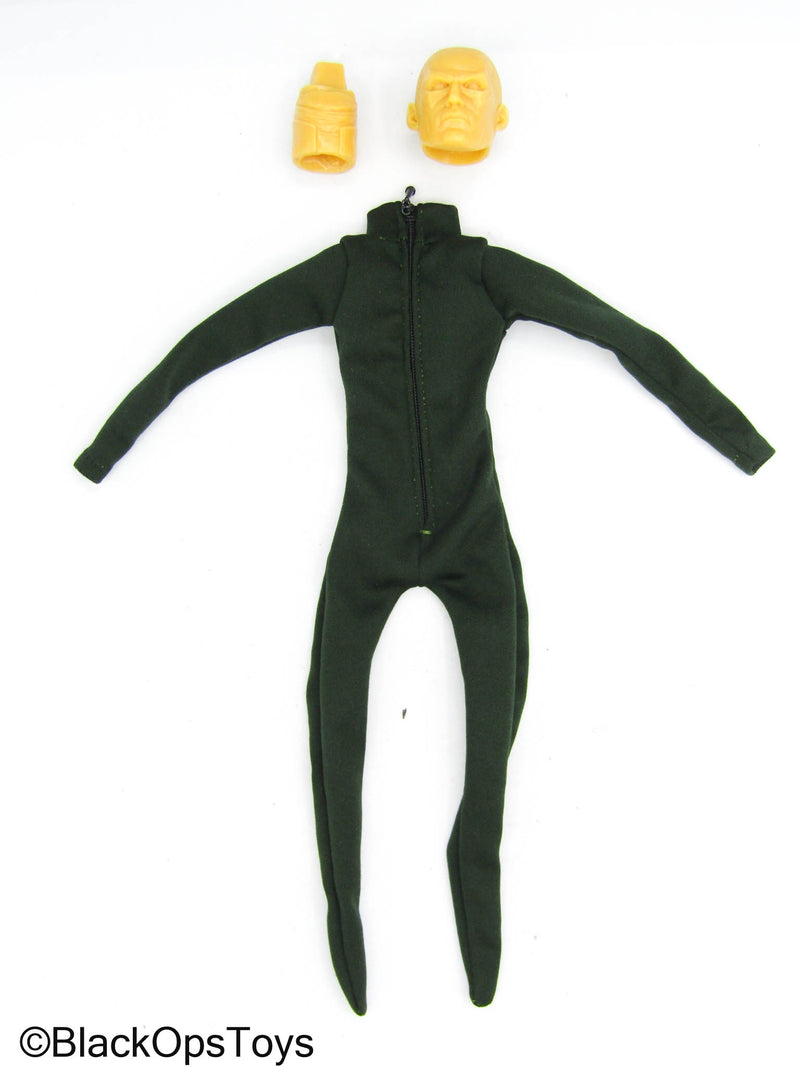 Load image into Gallery viewer, Custom - Super Hero Head Sculpt w/Green Bodysuit
