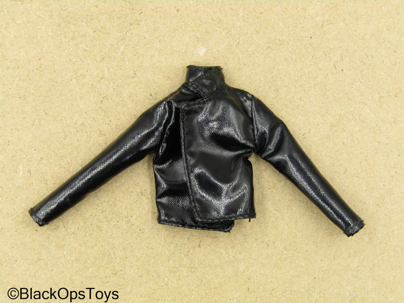 Load image into Gallery viewer, 1/12 - The Matrix Trinity - Female Black Leather Like Shirt
