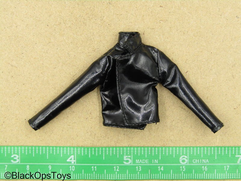 Load image into Gallery viewer, 1/12 - The Matrix Trinity - Female Black Leather Like Shirt
