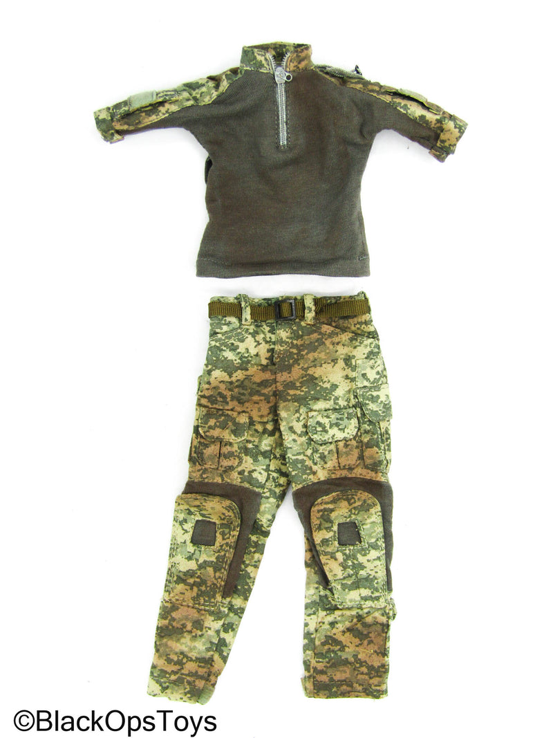 Load image into Gallery viewer, Devil Toys - Weathered ACU Camo Combat Uniform Set
