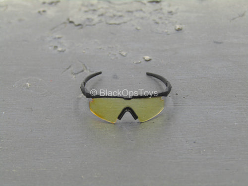 French GIPN Police - Black Glasses w/Orange Lenses