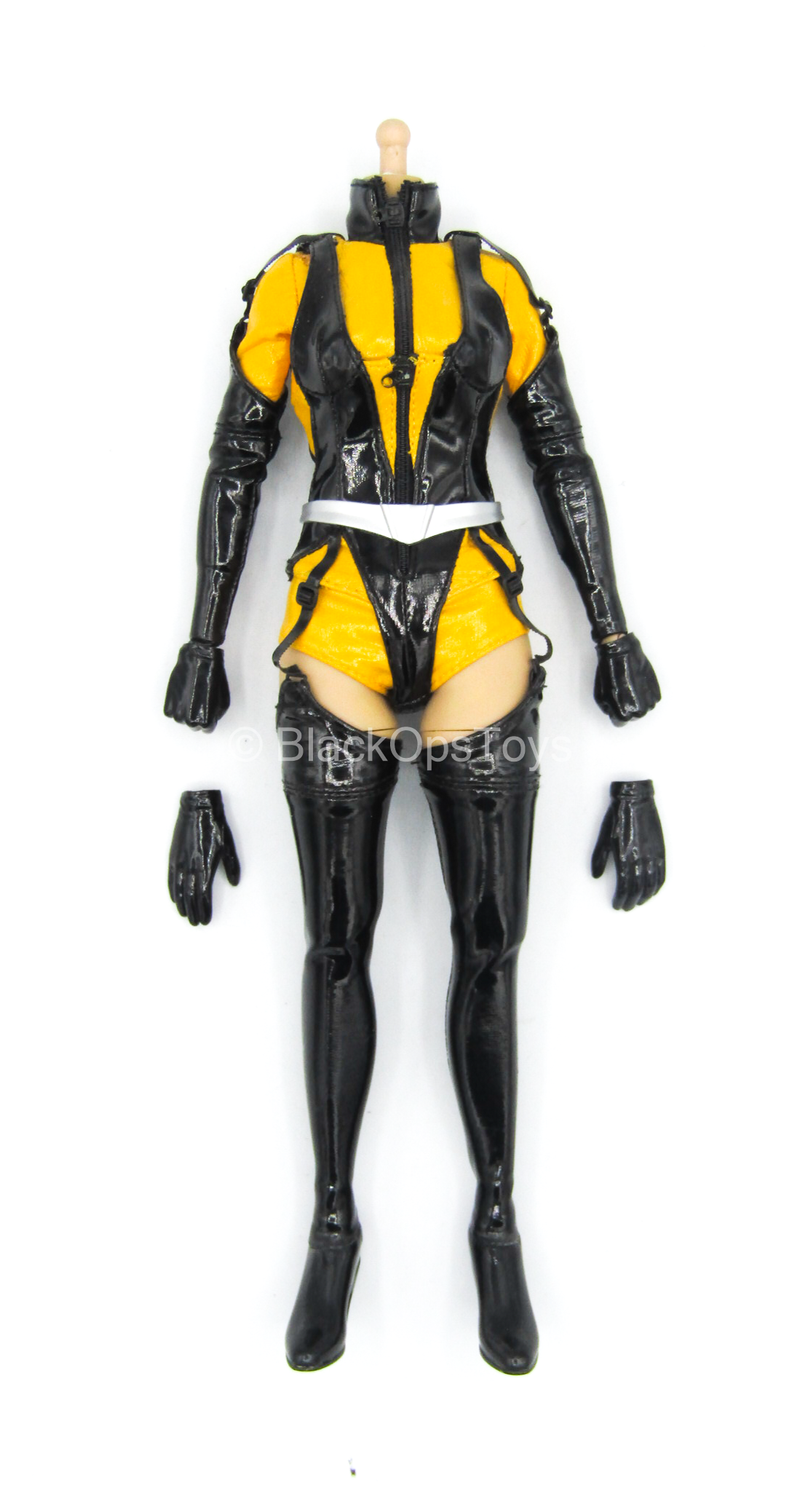 Load image into Gallery viewer, Watchmen Silk Spectre II - Female Body w/Yellow &amp; Black Bodysuit
