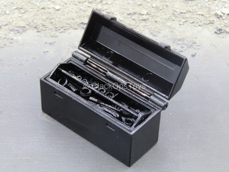 Load image into Gallery viewer, Tool Collection - Black Tool Box w/Molded Tools
