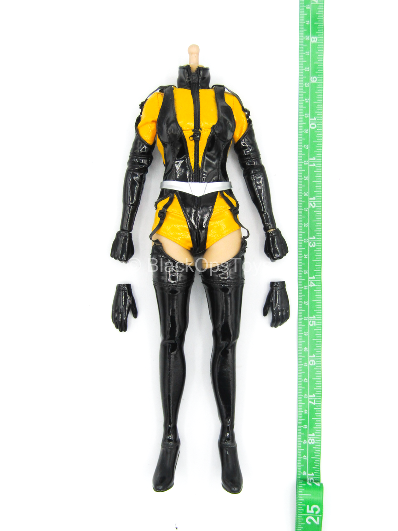 Load image into Gallery viewer, Watchmen Silk Spectre II - Female Body w/Yellow &amp; Black Bodysuit
