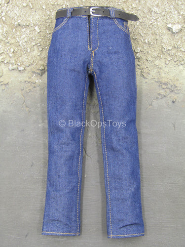 James Dean - Cowboy Ver - Blue Pants w/Leather Like Belt