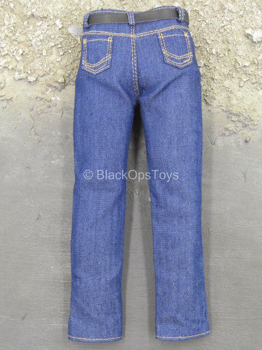 James Dean - Cowboy Ver - Blue Pants w/Leather Like Belt