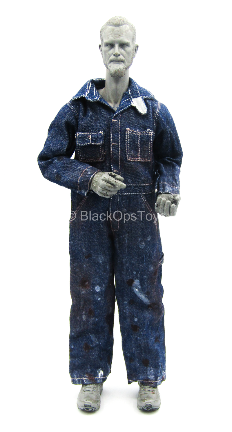 Load image into Gallery viewer, Brothersworker Monkey - Weathered Denim Like Coveralls
