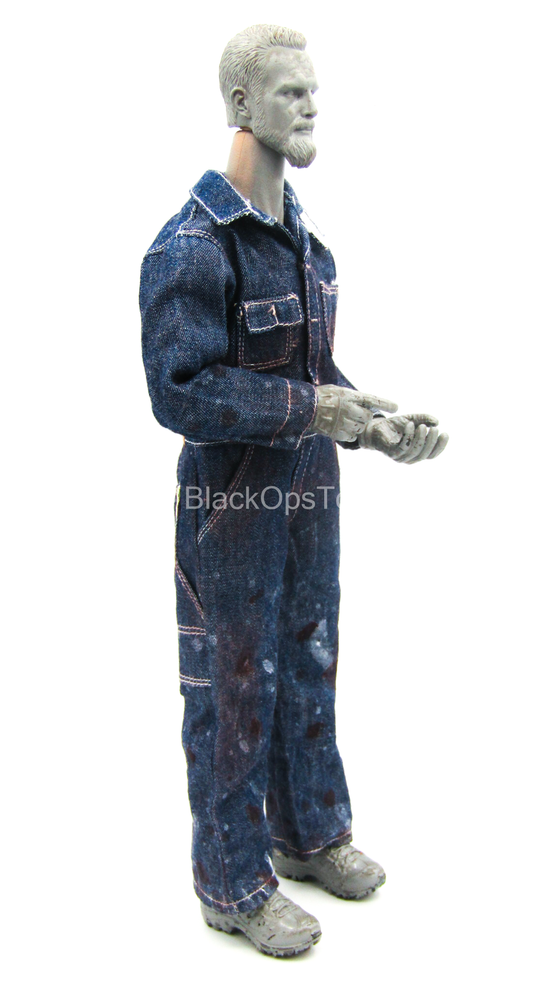 Brothersworker Monkey - Weathered Denim Like Coveralls