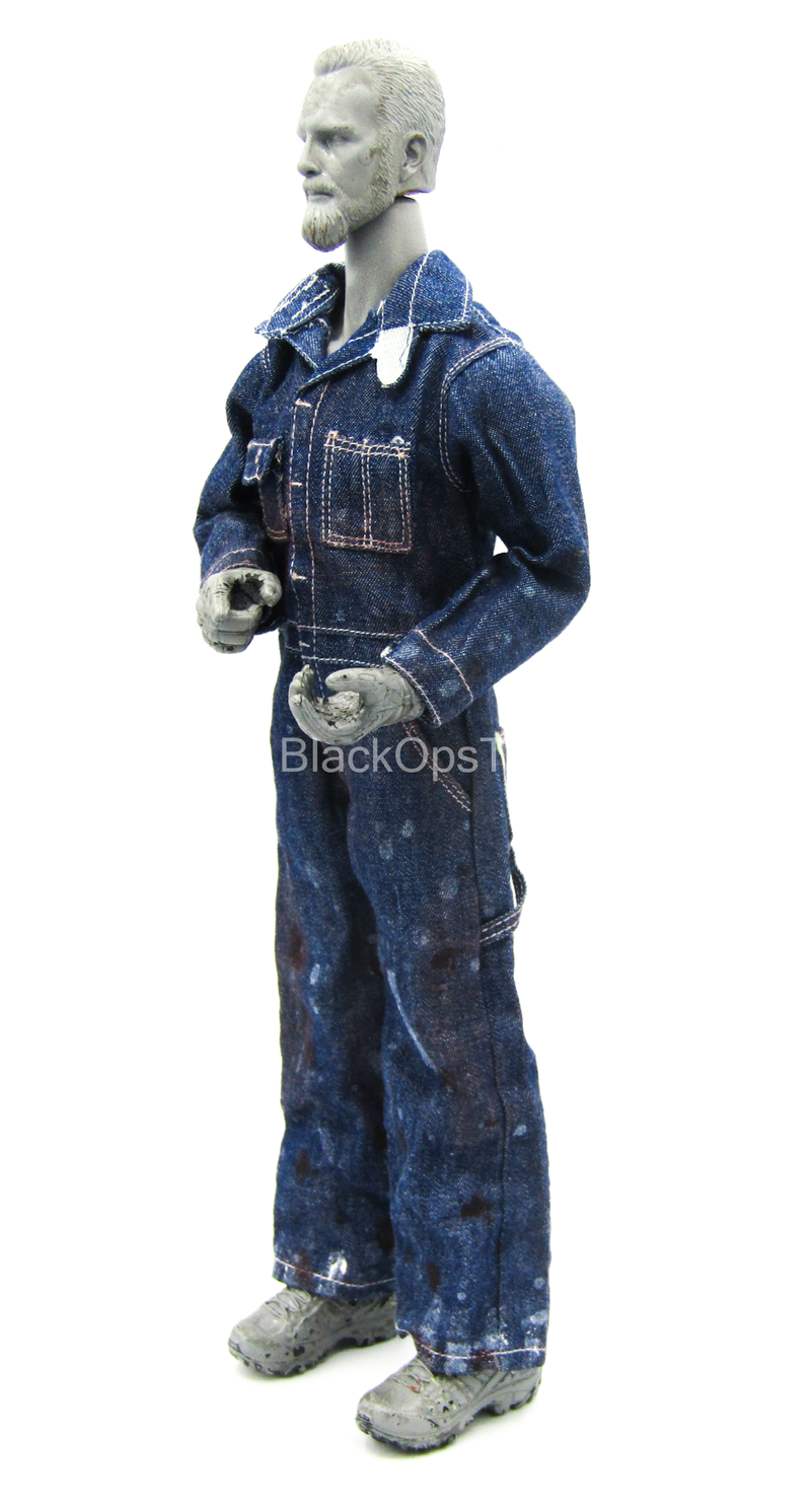 Load image into Gallery viewer, Brothersworker Monkey - Weathered Denim Like Coveralls
