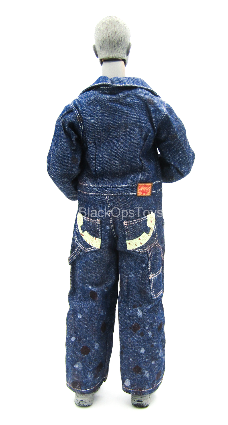 Load image into Gallery viewer, Brothersworker Monkey - Weathered Denim Like Coveralls
