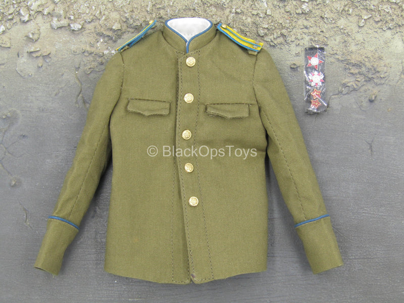 Load image into Gallery viewer, NVKD Police - Green Military Jacket w/Patches
