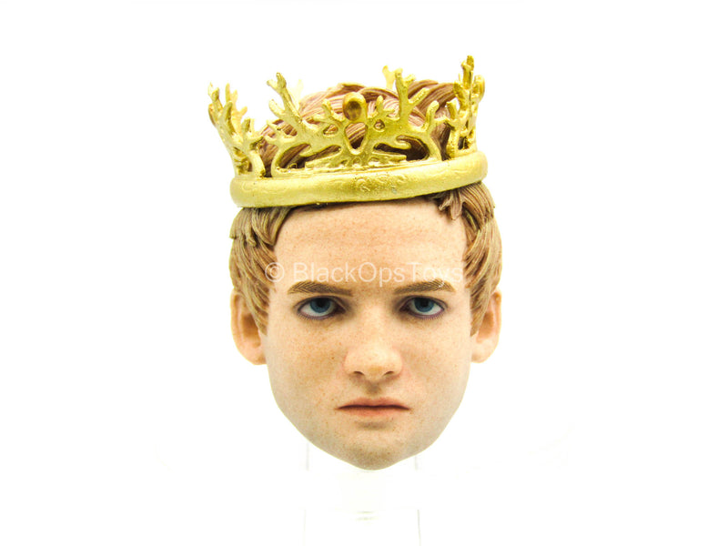 Load image into Gallery viewer, GOT - King Joffrey - Male Head Sculpt w/Interchangeable Crown
