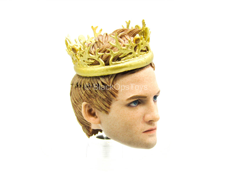 Load image into Gallery viewer, GOT - King Joffrey - Male Head Sculpt w/Interchangeable Crown
