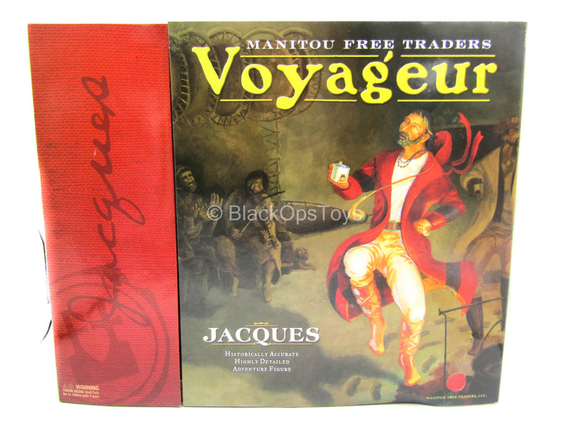 Load image into Gallery viewer, Voyageur - Jacques - Musket Rifle w/Red &amp; Black Rifle Bag
