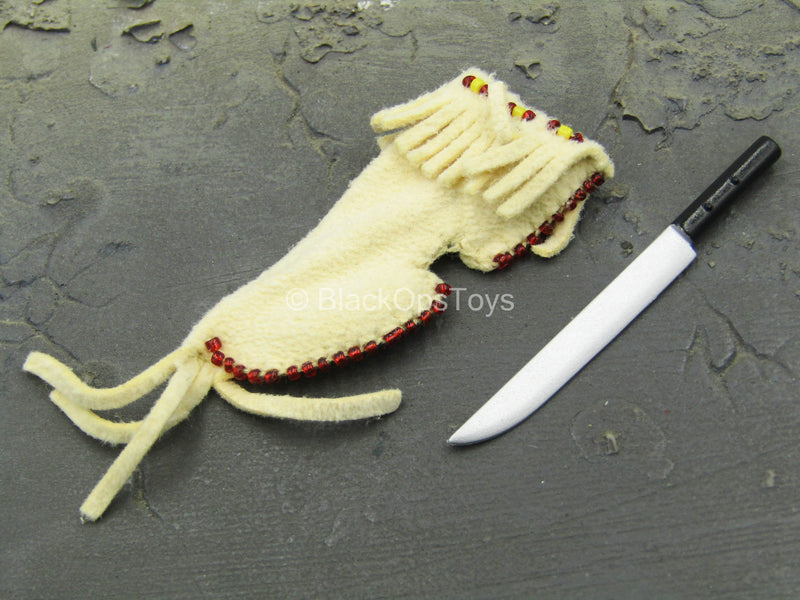 Load image into Gallery viewer, Lewis &amp; Clark - Pierre - Knife w/Hide Like Sheath

