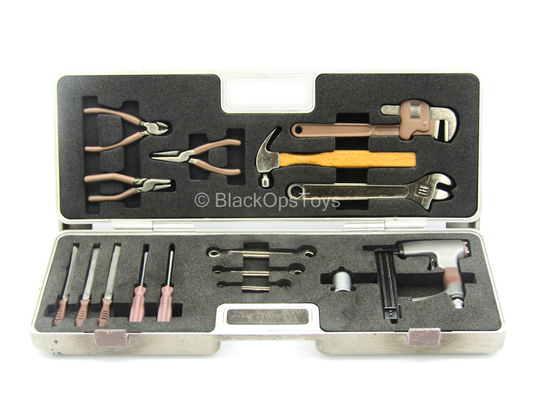Brothersworker - Sepia - Grey Toolbox w/Metal Tool Set