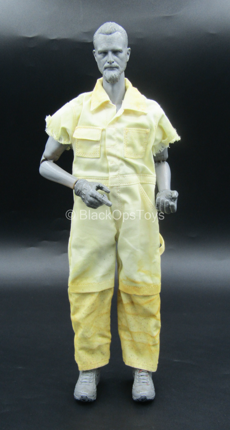Load image into Gallery viewer, Brothersworker - Sepia - Weathered White Short Sleeved Coveralls
