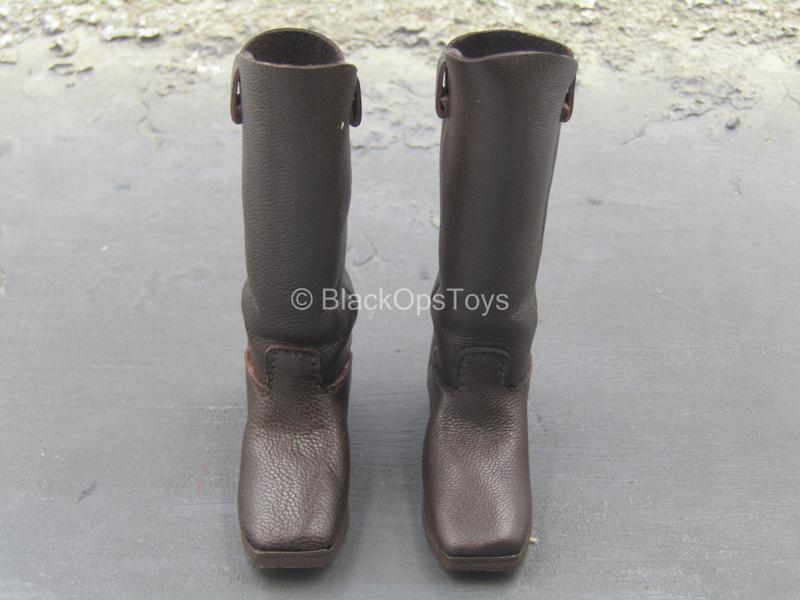 Load image into Gallery viewer, Western Gear - Brown Leather Cavalry Boots (Foot Type)
