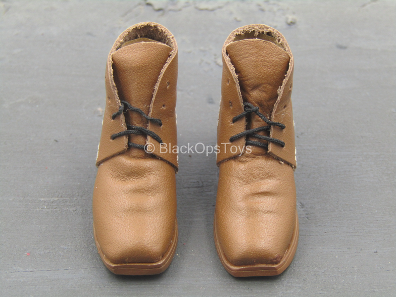 Load image into Gallery viewer, Western Gear - Russet Brown Leather Brogan&#39;s Boots (Foot Type)
