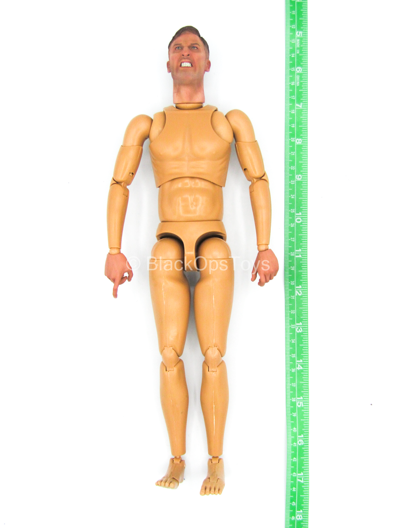 Load image into Gallery viewer, WWII - German MG 42 Gunner B - Male Base Body w/Head Sculpt
