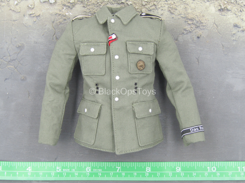 Load image into Gallery viewer, WWII - German MG 42 Gunner B - Green Combat Jacket
