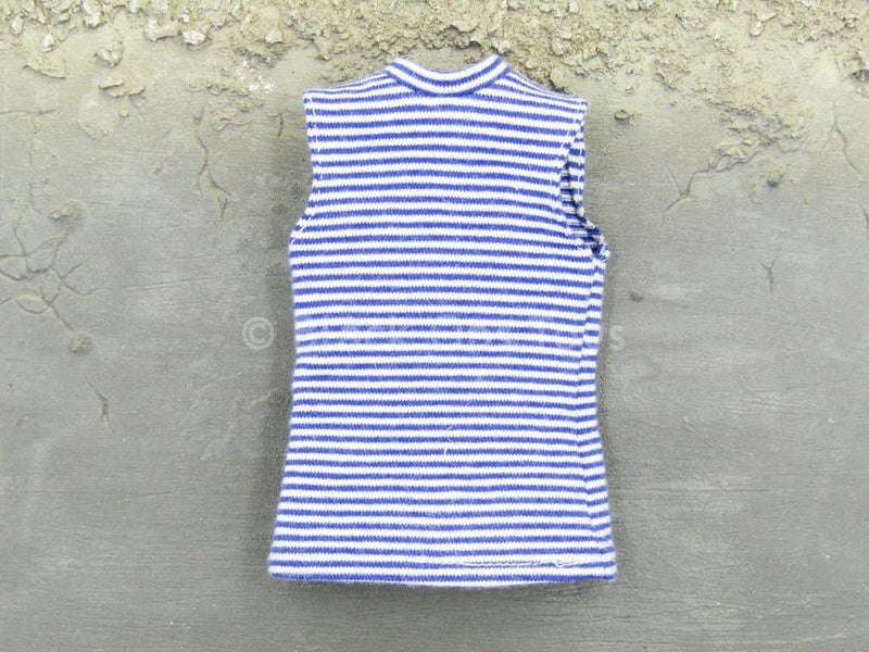 Load image into Gallery viewer, Russian Airborne - Blue &amp; White Striped Sleeveless Shirt
