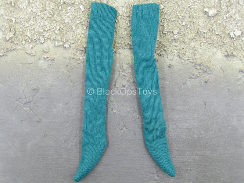 Load image into Gallery viewer, Lewis &amp; Clark - York - Turquoise Long Socks
