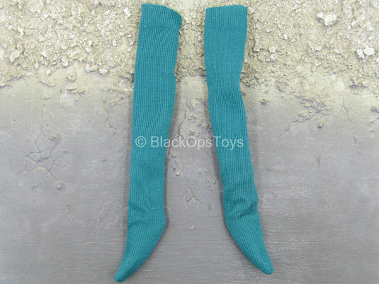 Lewis & Clark - York - Turquoise Long Socks