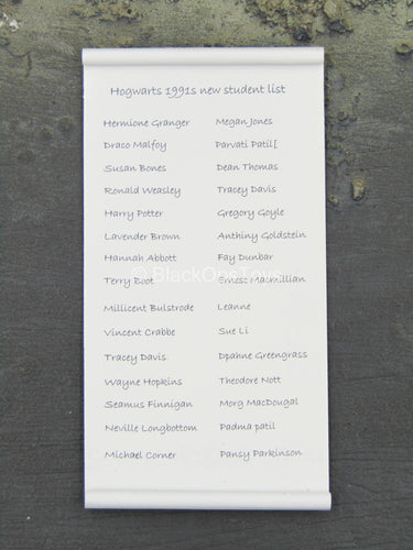 Prof. Minerva McGonagall - List Of New Hogwarts Students