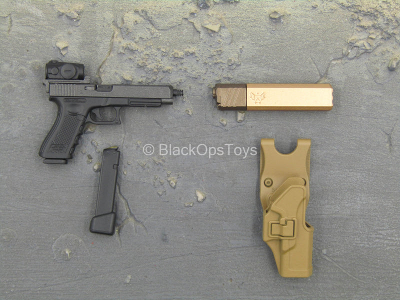 Load image into Gallery viewer, S.A.D Field Raid Version - 9mm Pistol &amp; Holster w/Attachment Set
