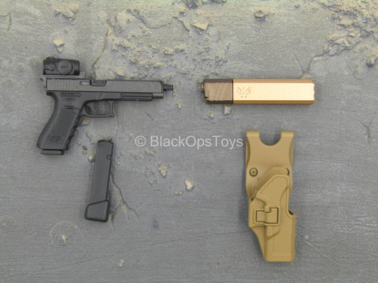S.A.D Field Raid Version - 9mm Pistol & Holster w/Attachment Set
